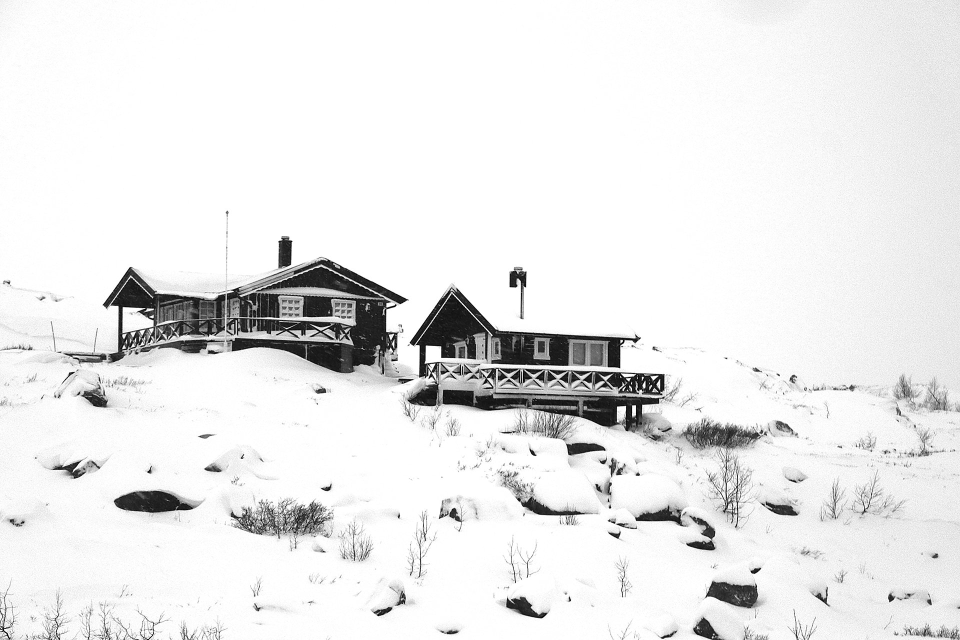 Blizzard in Norway. Sunday Morning Photograph.