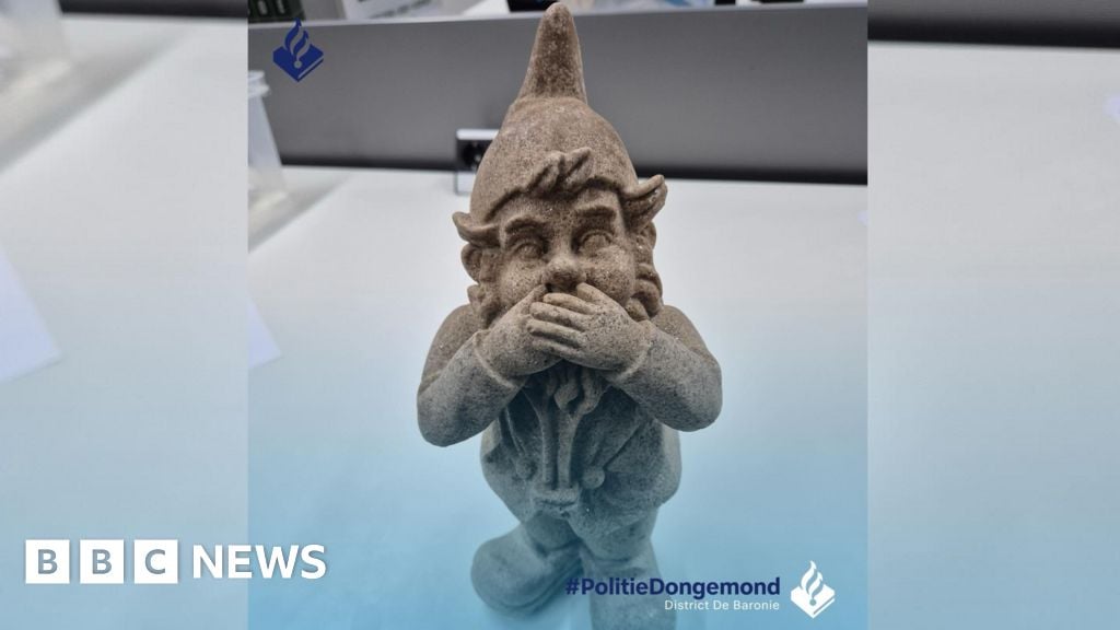 Dutch police find gnome made of MDMA during drug bust