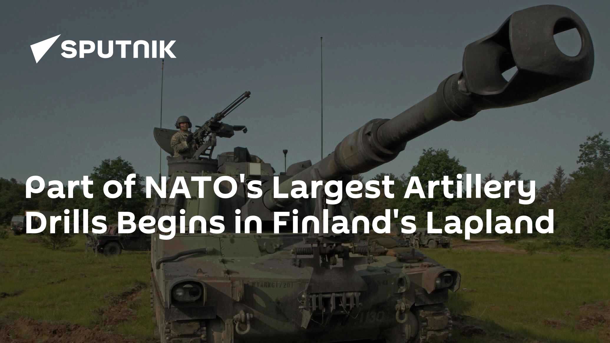 Part of NATO's Largest Artillery Drills Begins in Finland's Lapland