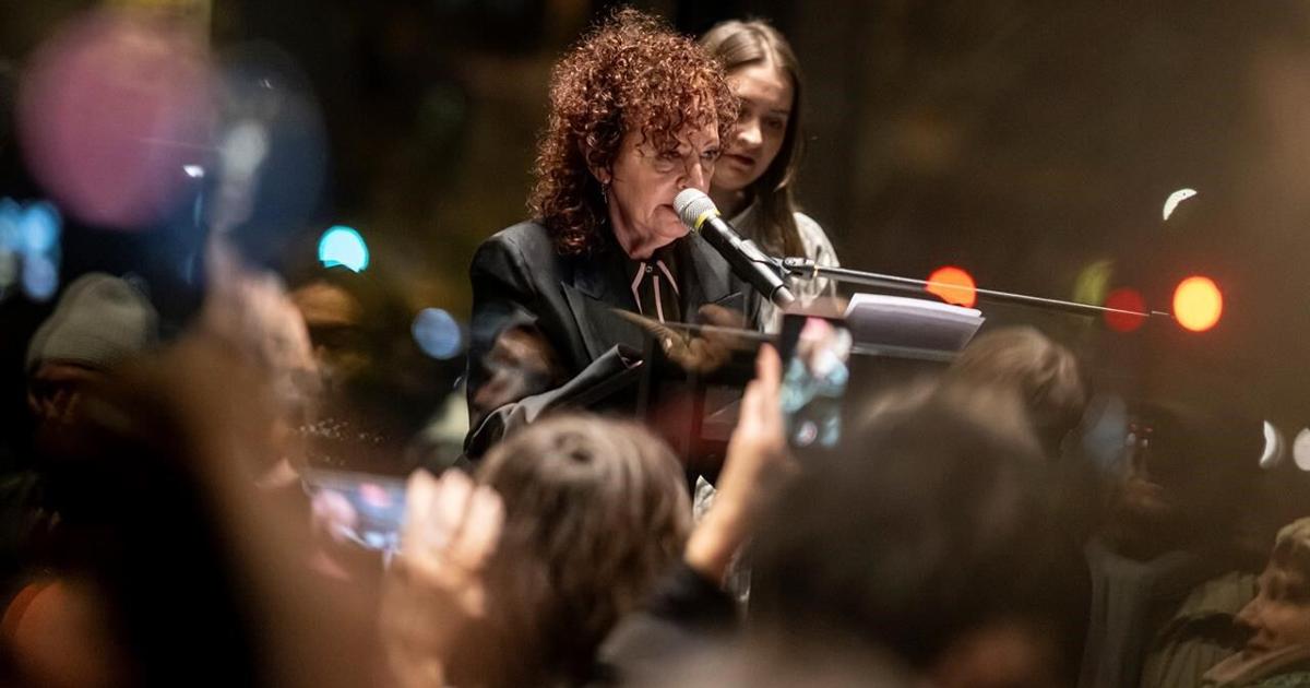 American photographer Nan Goldin opens exhibition in Berlin with fiery speech against Israel