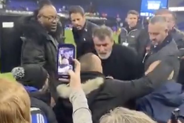 WATCH: Roy Keane involved in row with Ipswich fan after Man Utd draw