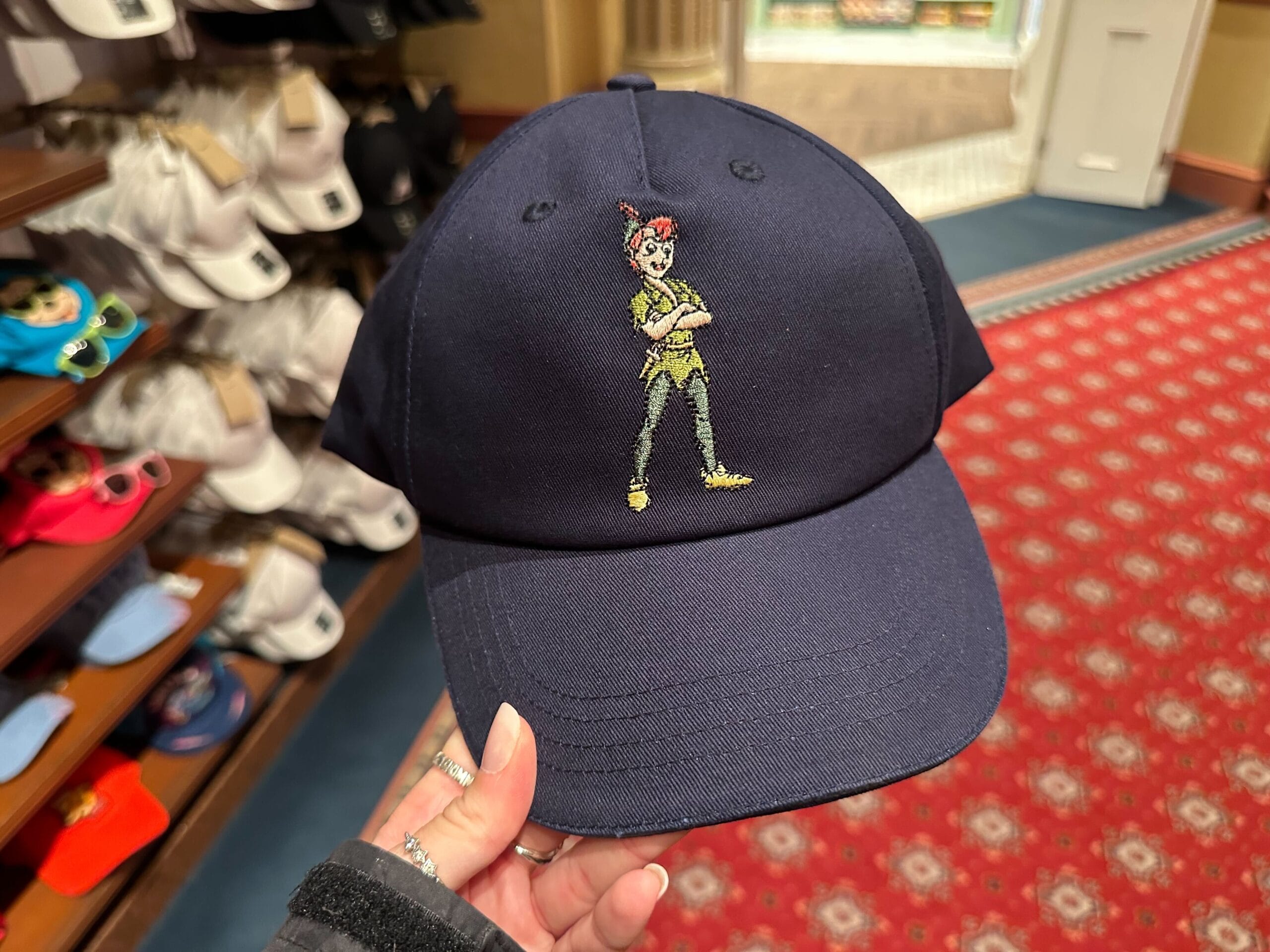 New UK Pavilion Peter Pan Embroidered Ball Cap at Walt Disney World