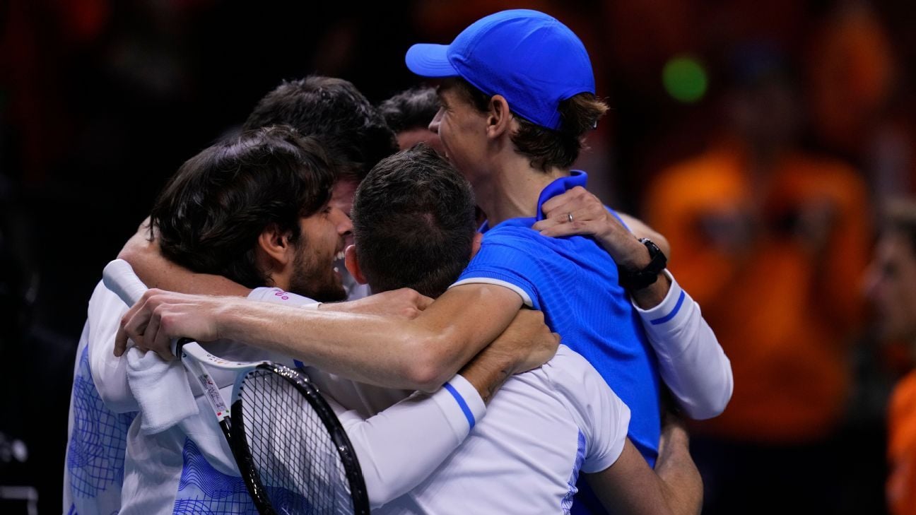 Jannik Sinner, Italy beat Netherlands to defend Davis Cup title