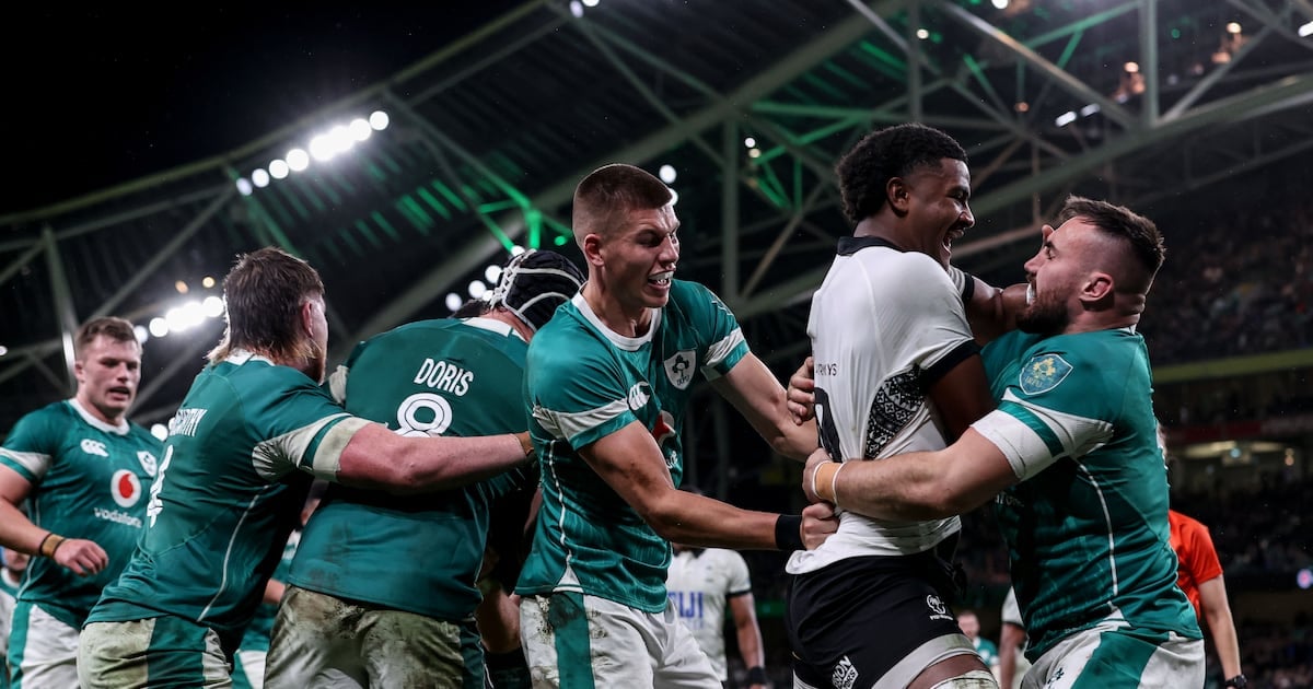 Ireland produced their most fluent performance of the series so far against Fiji