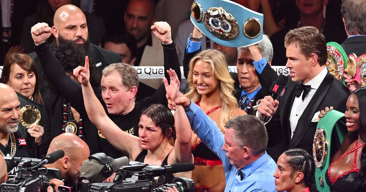 Katie Taylor set to lose world title belt following Amanda Serrano win