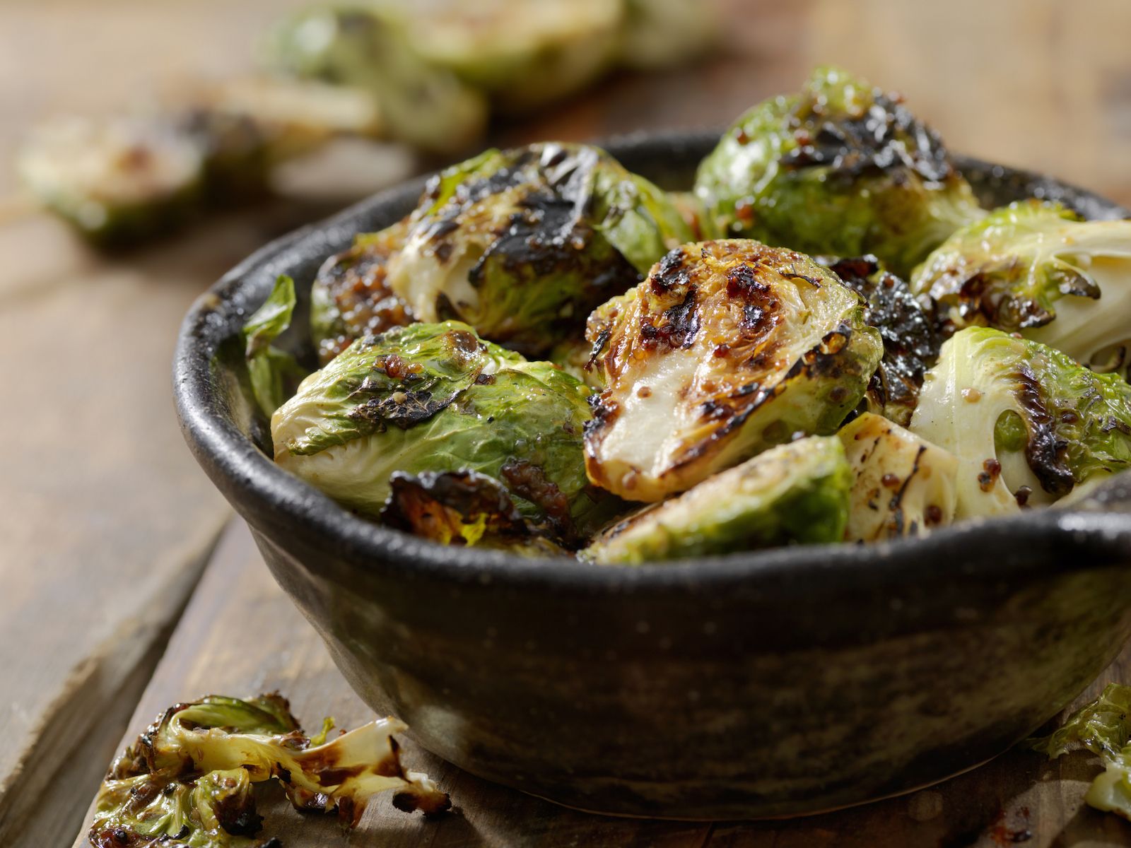 Thanksgiving recipe for sweet and spicy Brussels sprouts