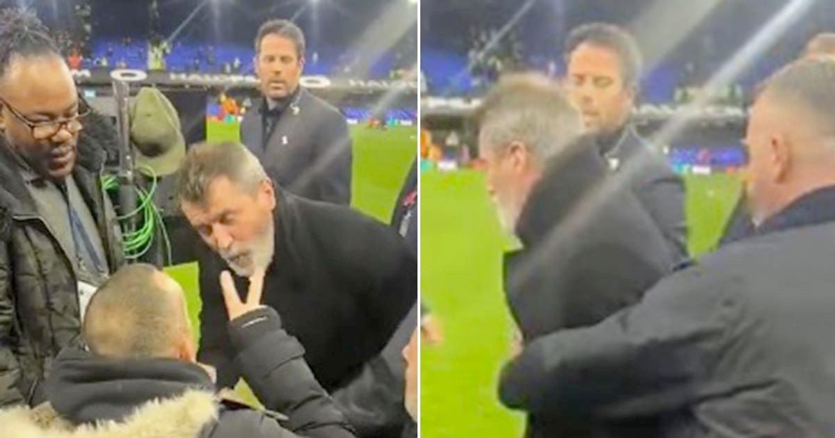 Jamie Redknapp's three-words to fan as he acts peacemaker in Roy Keane bust-up