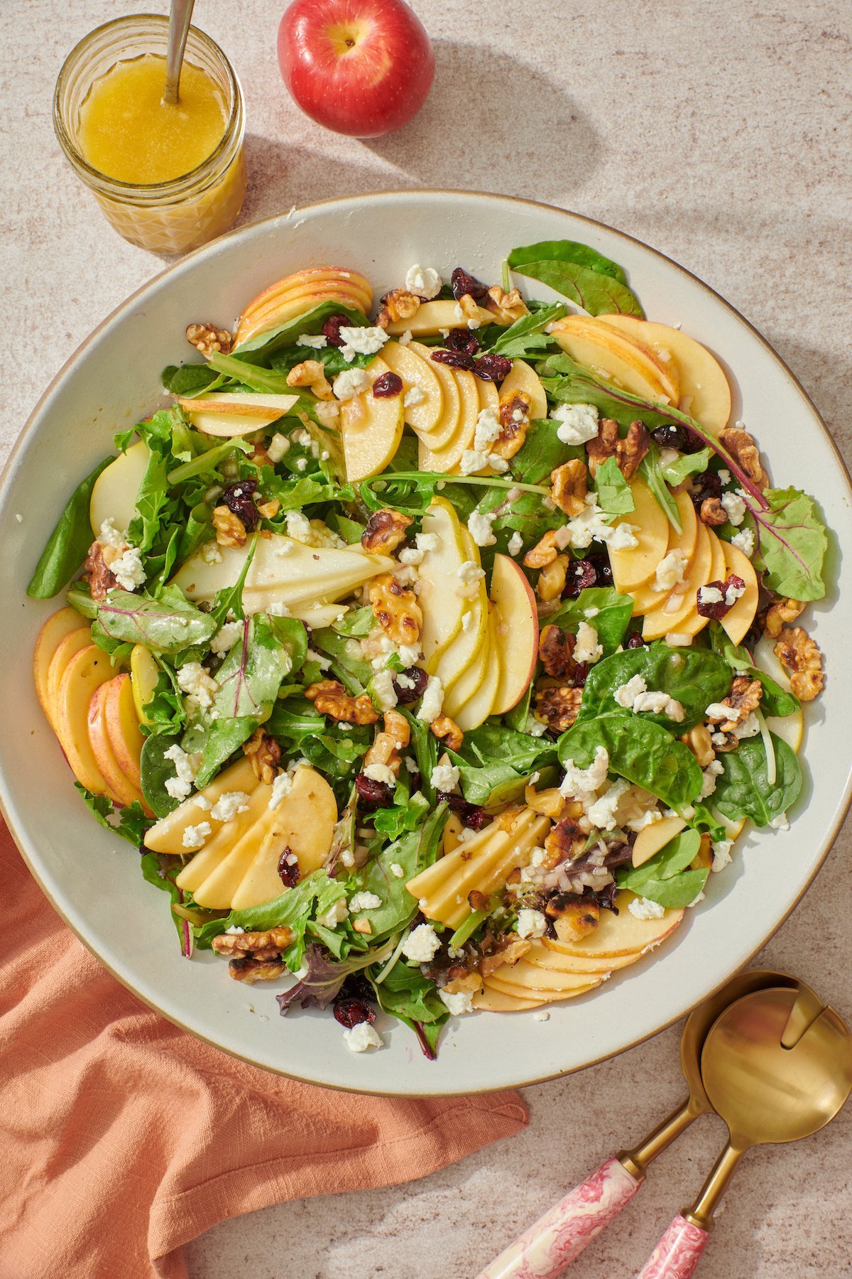 Apple, Pear and Goat Cheese Fall Salad