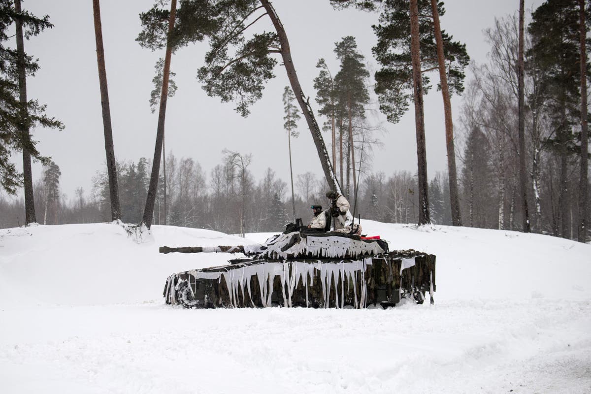 Twelve British soldiers injured in six-vehicle pile-up in Estonia