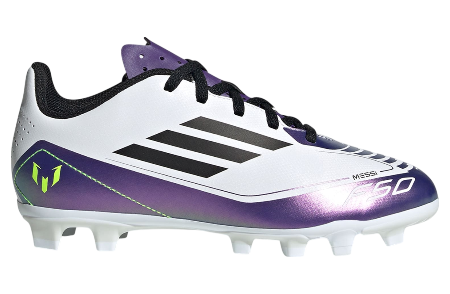 Adidas F50 Club Messi Multi-Ground GS Cloud White / Core Black