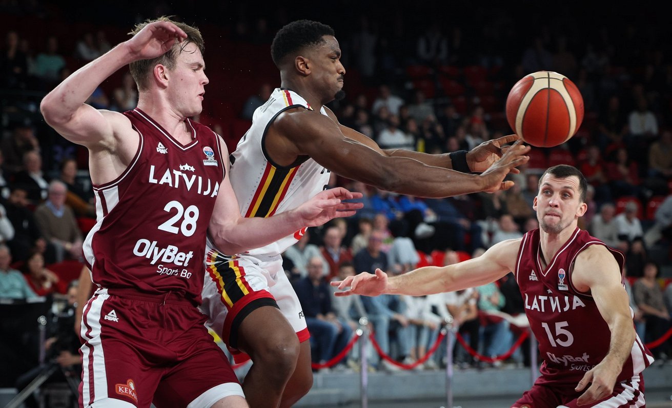 Latvia beats Belgium at basketball again