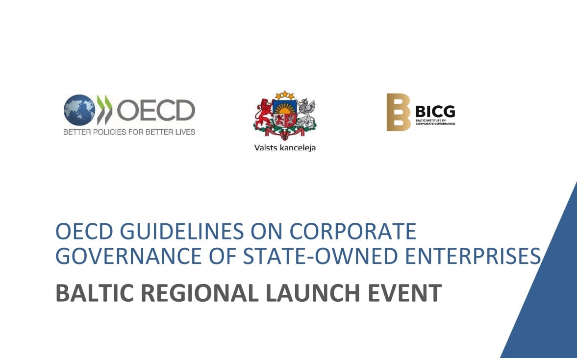 WATCH LIVE: OECD Baltic launch on sustainability, transparency and corporate governance