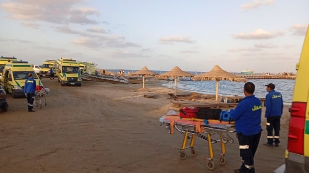 16 missing after tourist yacht sinks in the Red Sea, Egyptian officials say