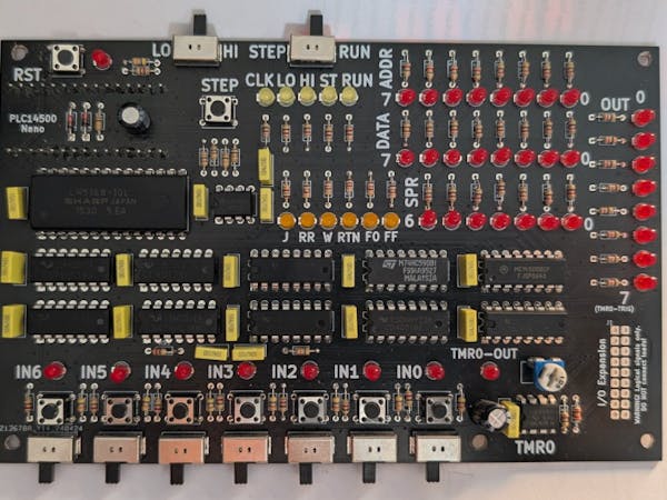 Nicola Cimmino's PCL14500 Nano Is a One-Bit Single-Board Computer Built Atop Motorola's MC14500 ICU