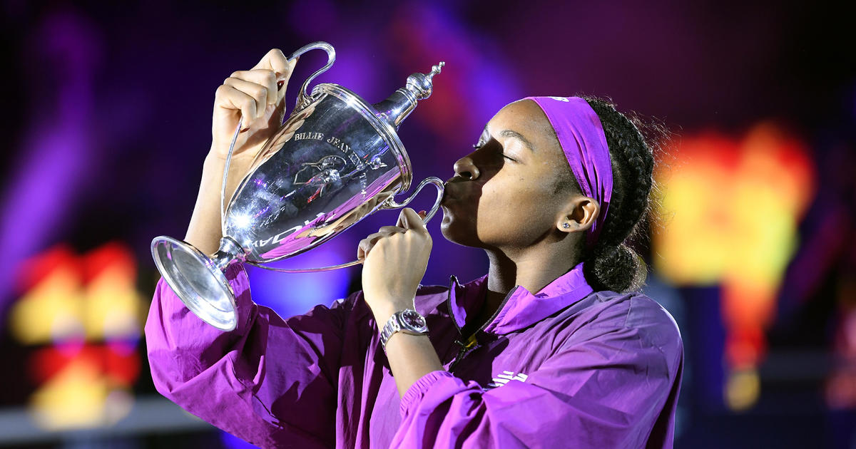 Coco Gauff wins WTA Finals for the first time by rallying to beat Zheng Qinwen