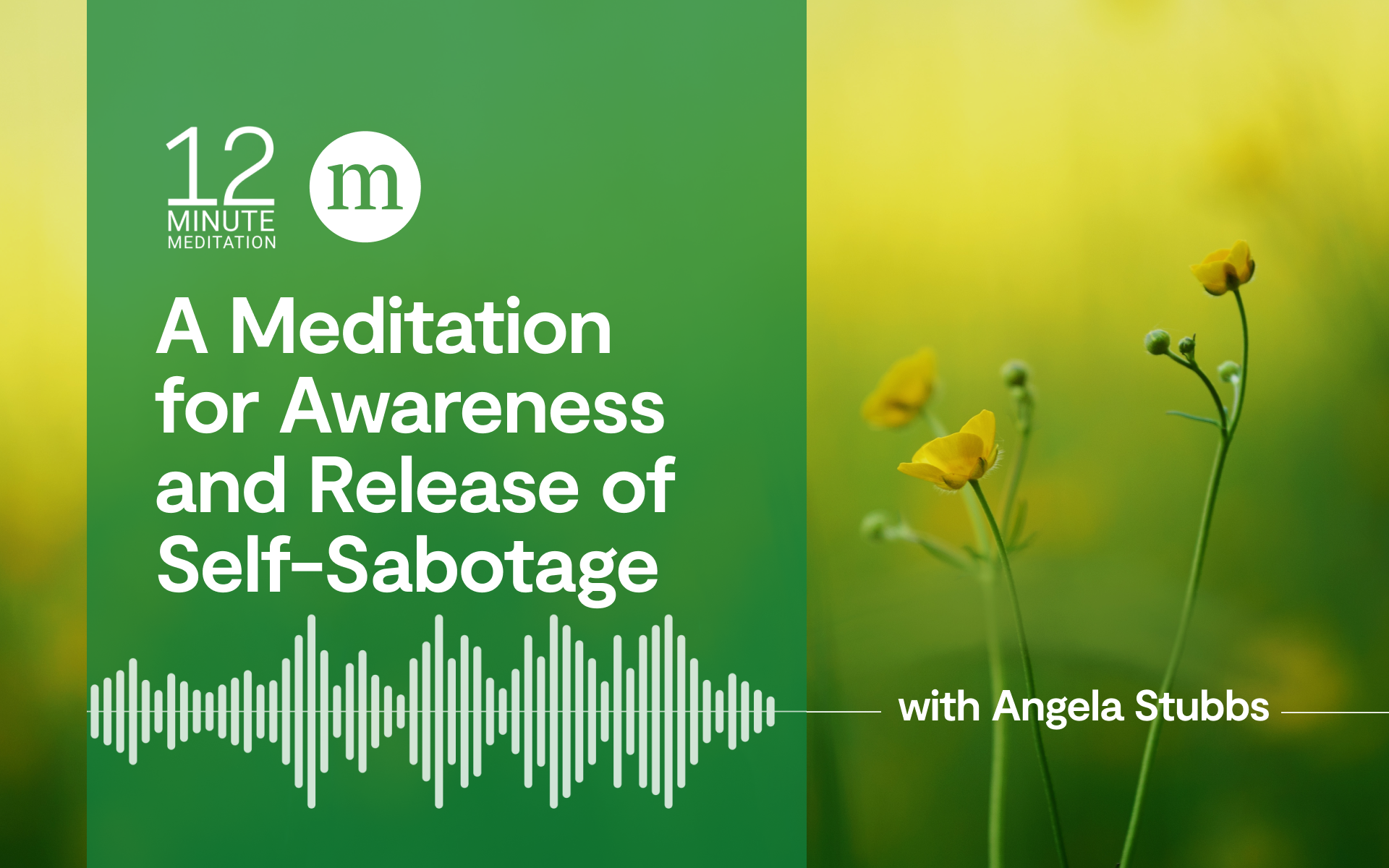 A 12-Minute Meditation for Awareness and Release of Self-Sabotage