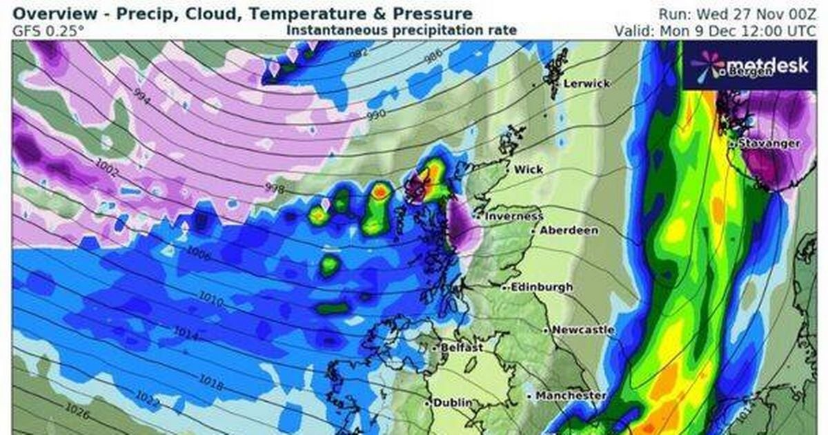 Exact times and areas snow to hit in 60-hour blizzard as Arctic blast looms