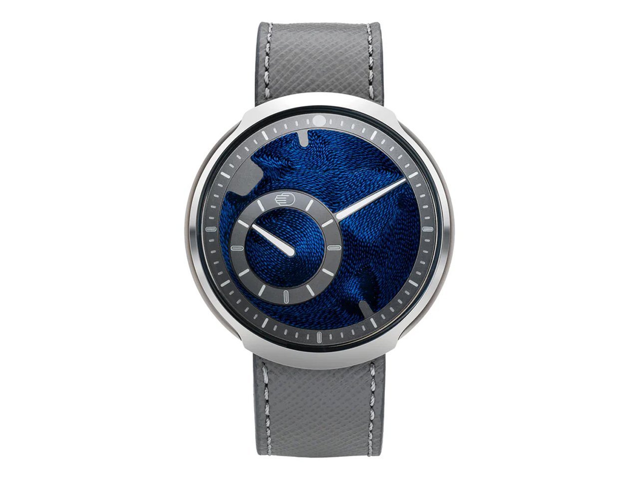 Ressence recreates Type 8 watch with handwoven Indigo-dyed silk fabric dial in only 8 examples