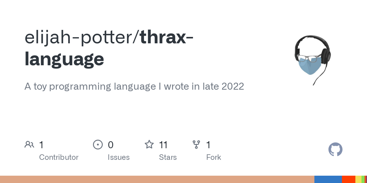 The Thrax Programming Language