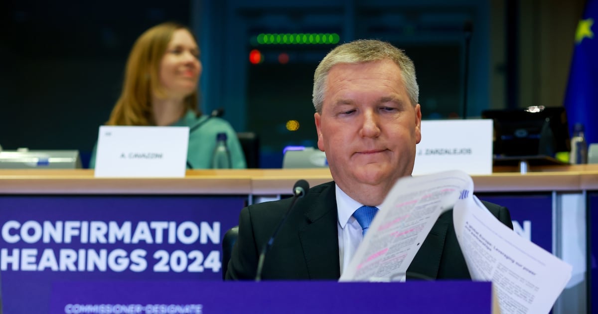 Michael McGrath has a lot on his plate as EU justice commissioner