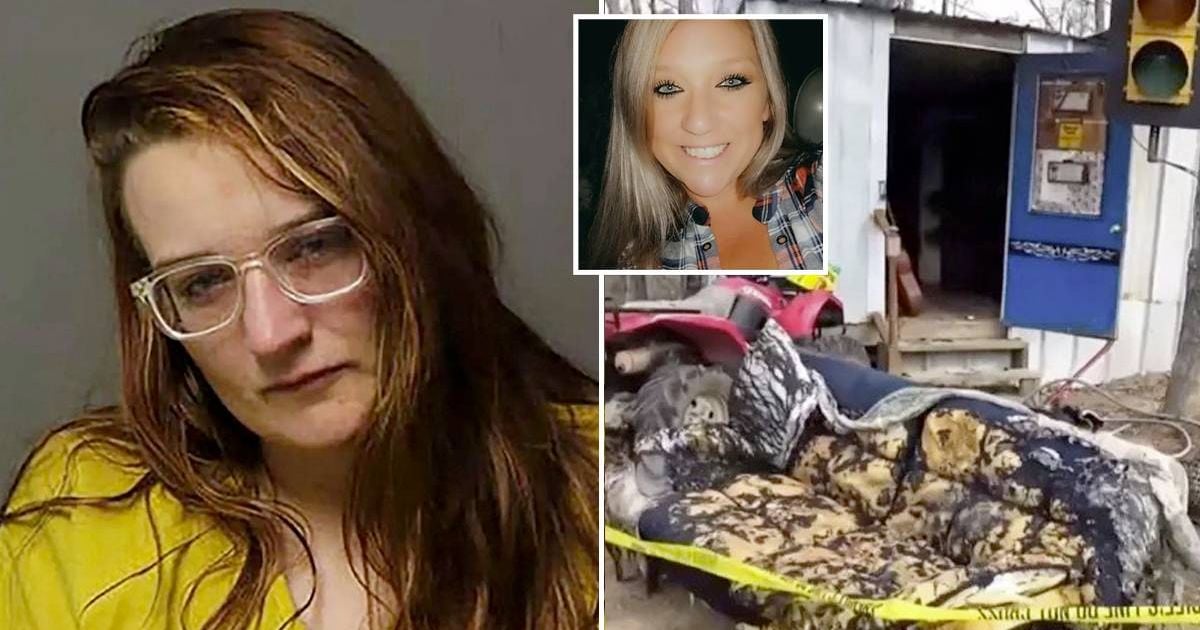 Woman sets another woman on fire, pouring petrol on her while she sat on couch