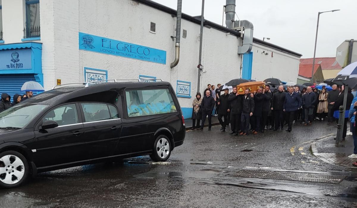 Castlederg pauses for funeral of first Liscooley crash victim, Gordy Galbraith