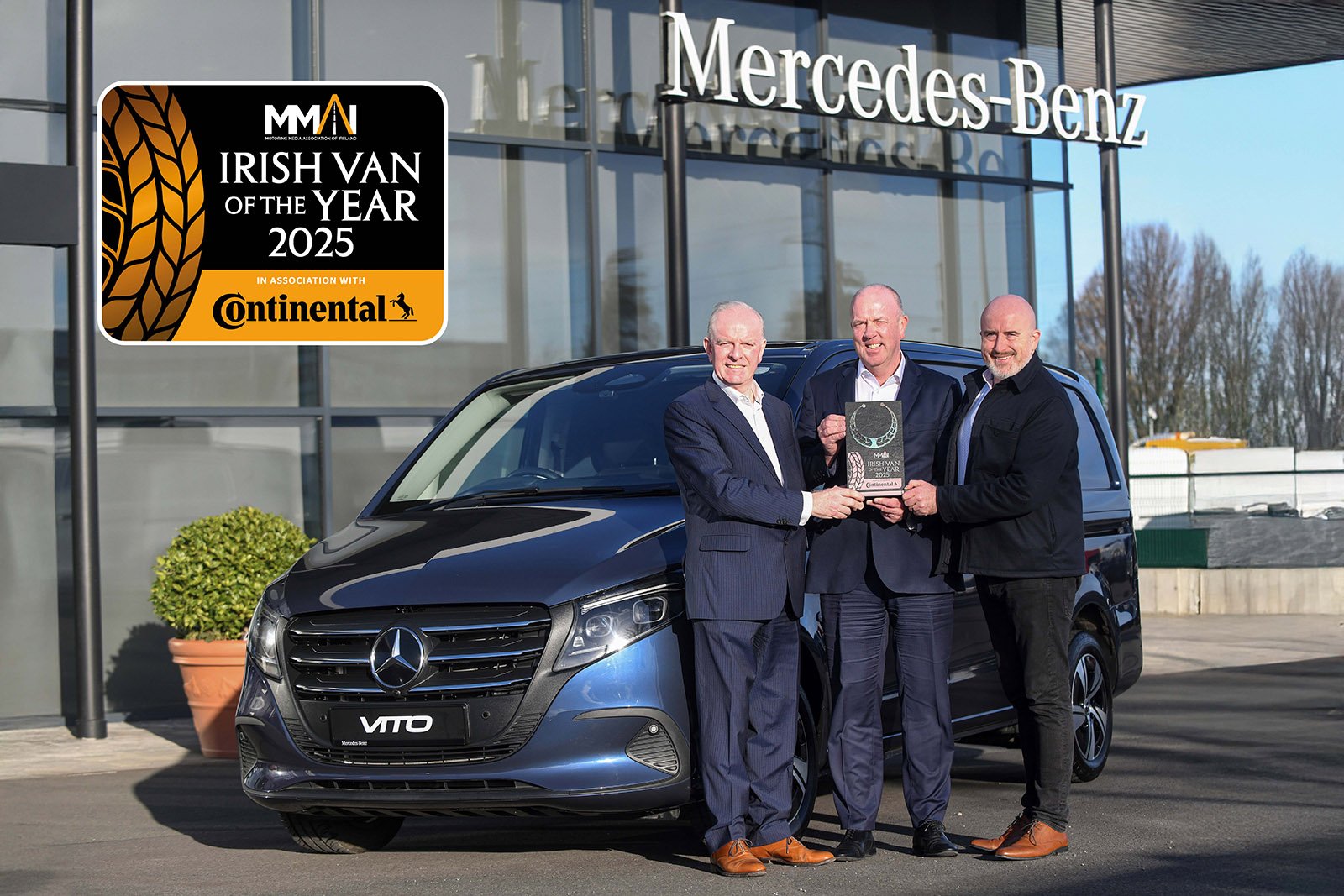 Mercedes-Benz Vito wins 2025 Irish Van of the Year award