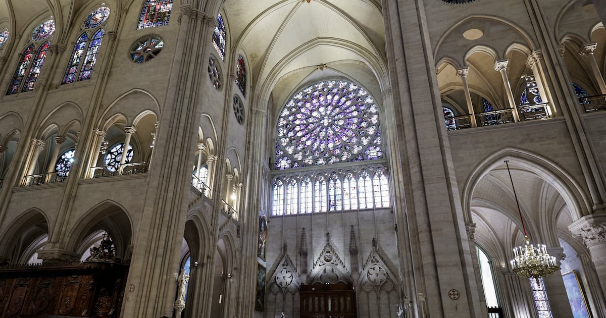 Notre Dame: World gets first glimpse of restored interior following 2019 fire