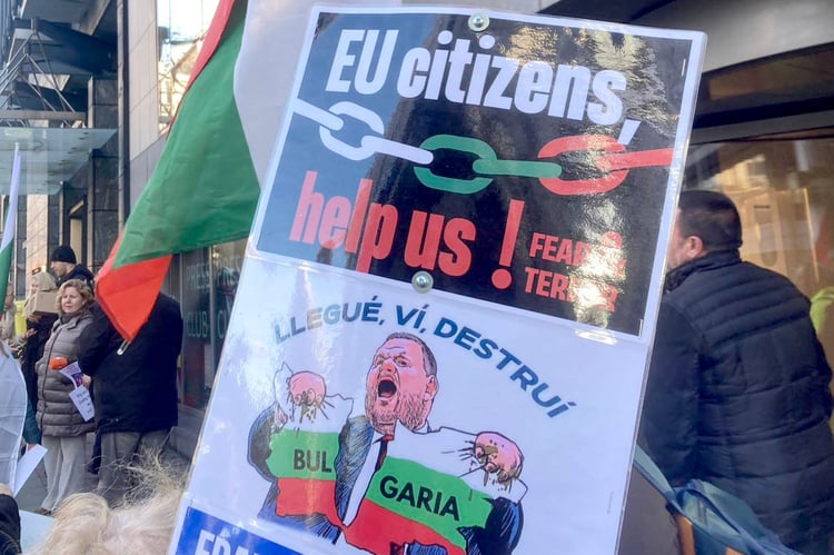 Bulgarians Rally in Brussels, Demand EU Support over Political Situation in Bulgaria