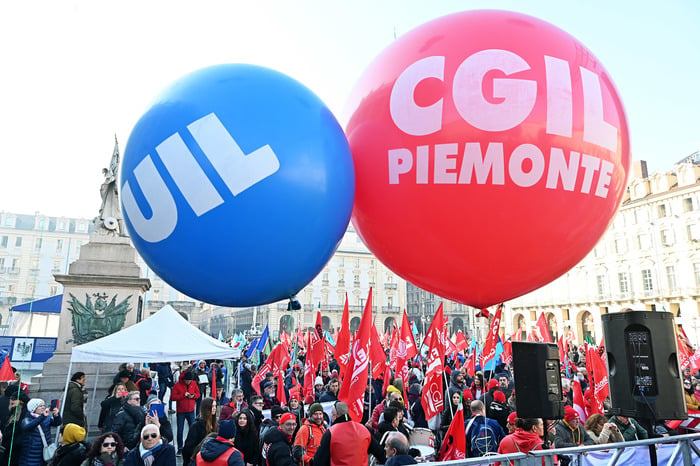 Over 70% participated in general strike - CGIL, UIL