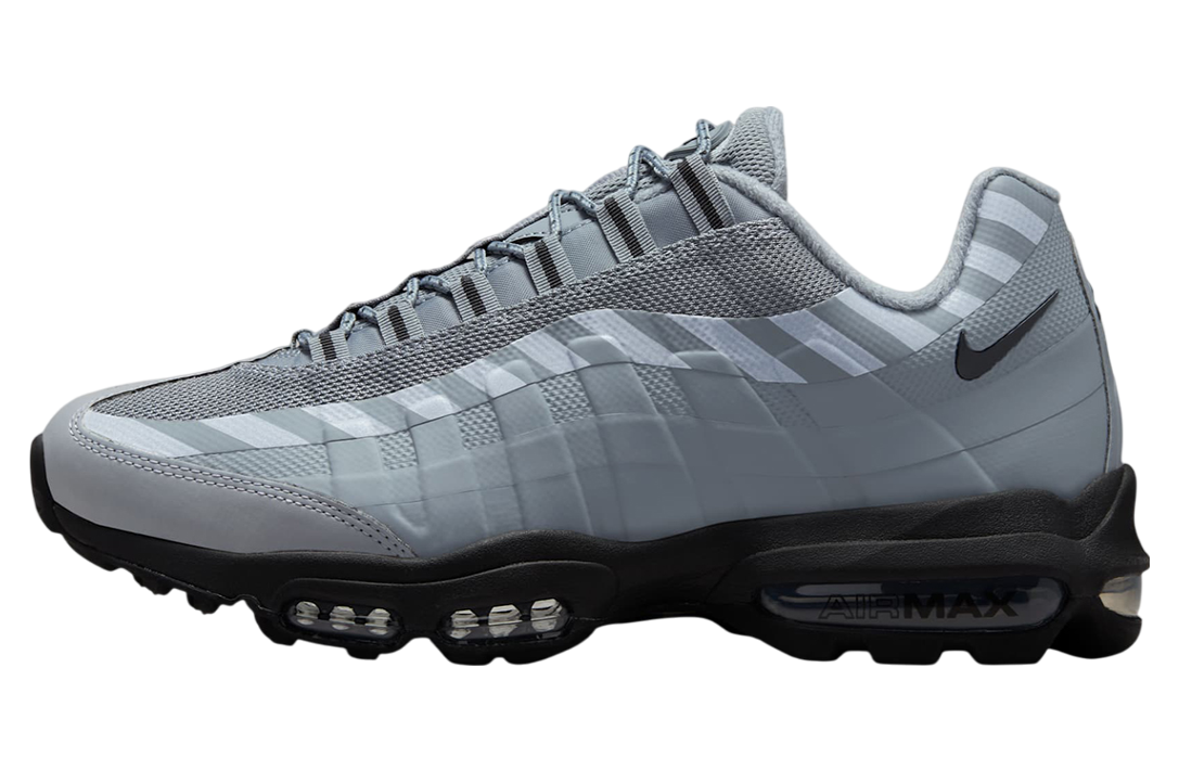 Nike Air Max 95 Ultra Caution Strip Black / Chrome Grey