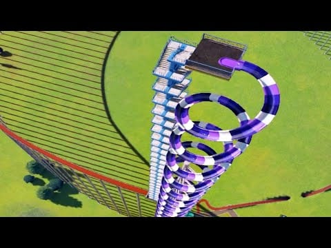 Building a Water Slide that Boils You Alive in Planet Coaster 2