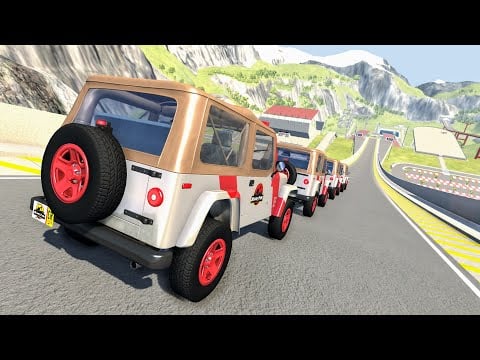 Top 10 Epic High Speed Jumps Videos - BeamNG Drive | CrashBoomPunk