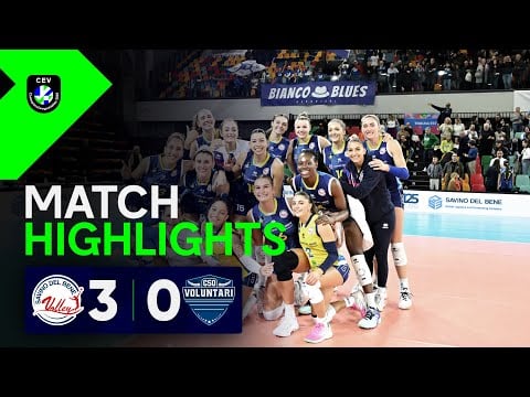 Highlights I Savino Del Bene SCANDICCI vs. CSO Voluntari I CEV Champions League Volley Women 2025