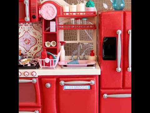 Beautiful Dolls Kitchen #toykitchen #toykitchenset