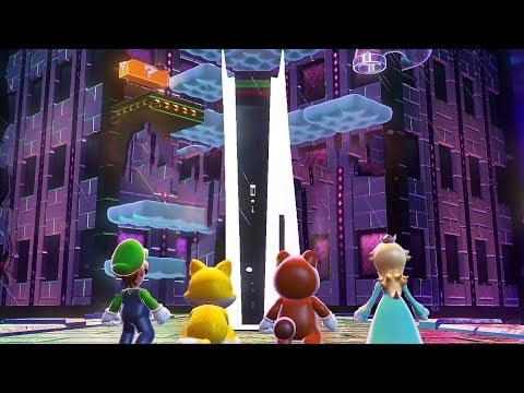 What Happens when PS5 is the Final Boss in Super Mario 3D World? (HD)