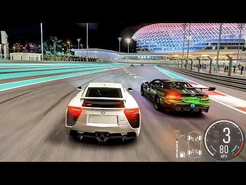 FORZA MOTORSPORT: Lexus LFA &#39;10 Night Race at Yas Marina