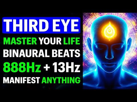 MASTER Your LIFE with the POWER of THIRD EYE (888Hz 13Hz)