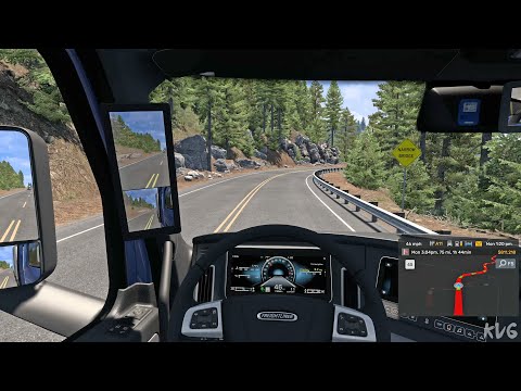 American Truck Simulator - Lewiston to Nampa - Idaho Gameplay (PC UHD) [4K60FPS]