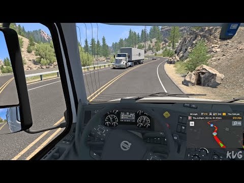 American Truck Simulator - Jackson to Evanston - Wyoming Gameplay (PC UHD) [4K60FPS]