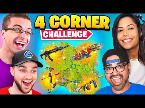 The *MYTHIC* 4 Corner Challenge in Fortnite CH2 REMIX!