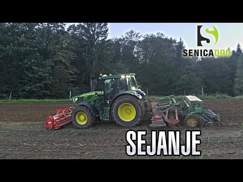 [4K] John Deere 6155R: SOWING In Slovenia 2024