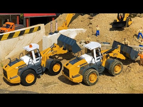 Broken Wheel! RC Bruder Loader Faces Construction Challenges