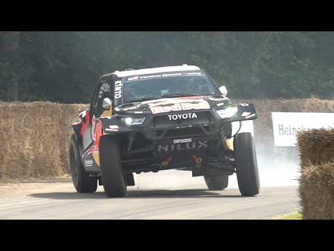 2024 Toyota GR DKR Hilux EVO T1U | 3.4-Liter V6 Twin Turbo | DONUTS, FAIL, SOUND!