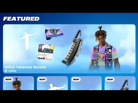 *NEW* Juice WRLD Bundle in the Fortnite Item Shop (Full Showcase)