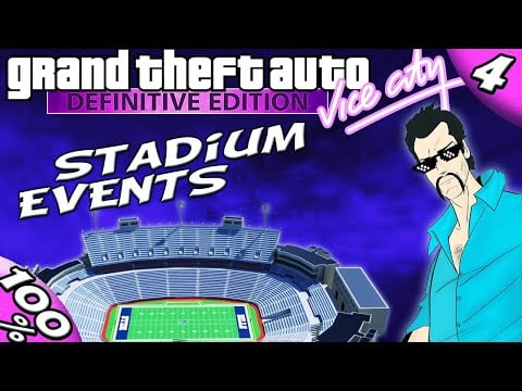 GTA Vice City Definitive: ALL PROPERTIES + STADIUM EVENTS [100% Walkthrough]