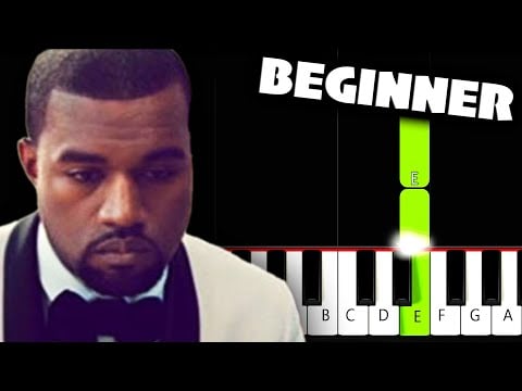 Kanye West - Runaway ft. Pusha T - BEGINNER Piano Tutorial