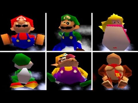 Mario Party - All Losing Animations