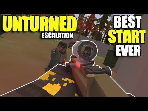 My BEST START In Unturned In 2024! (Unturned Escalation Survival Series)