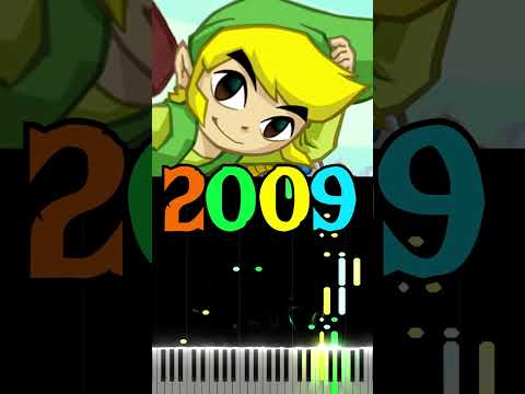 Zelda&#39;s Evolution (1986-2024) #zelda #piano #gamemusic